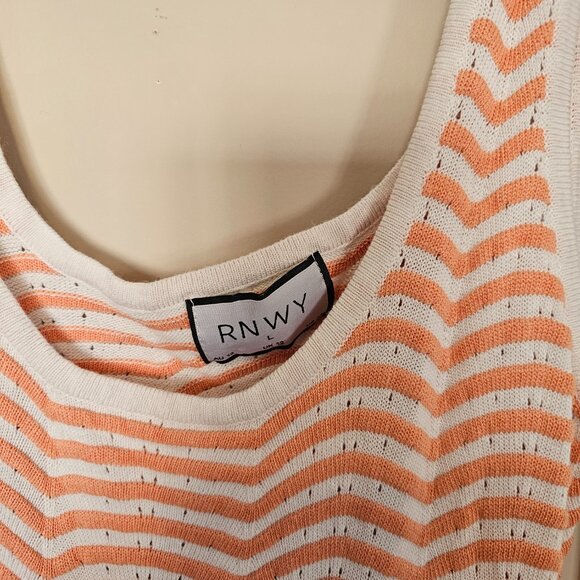 RNWY Open Back Slit Crochet Summer Cover up - Picture 2 of 4